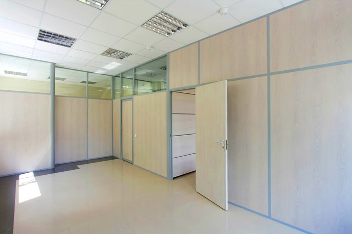 Slime Dolu / Ahşap Ofis Bölme Duvar